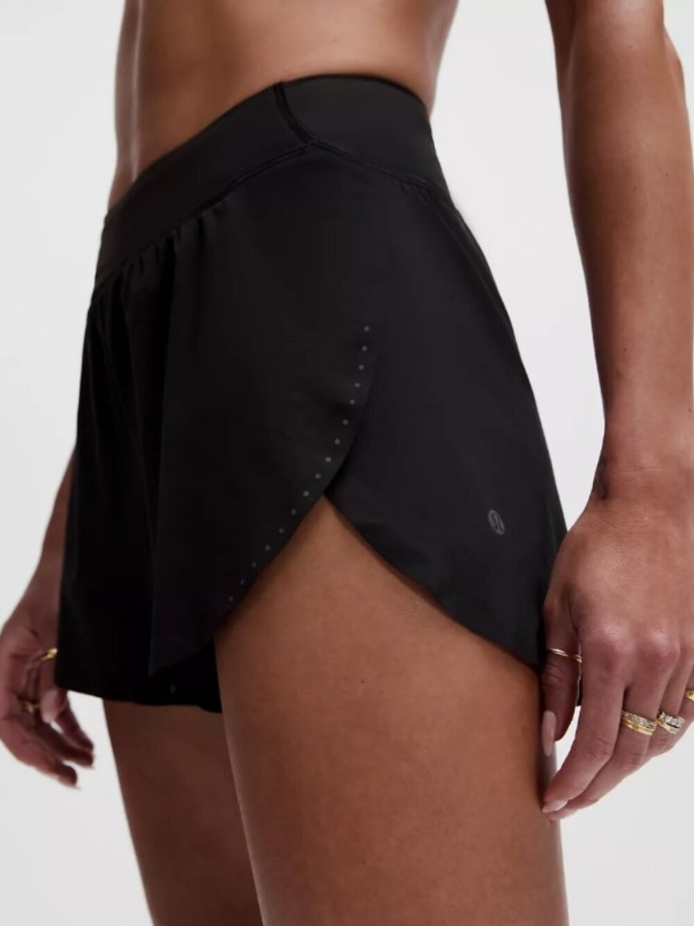 Lululemon Speed Up High Rise Running Shorts Black Size 0